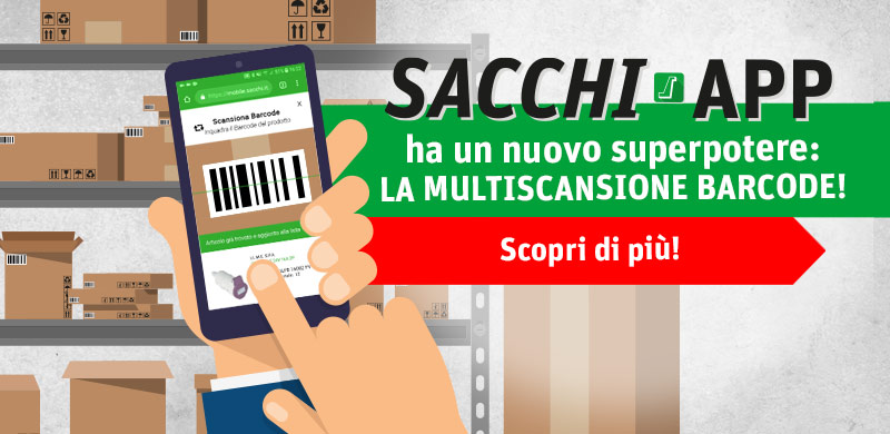 sacchi elettroforniture app multiscansione barcode