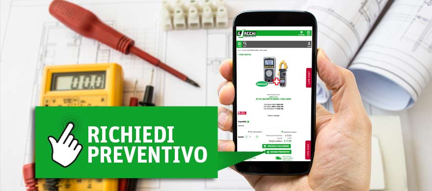 Richiesta del preventivo | Sacchi Elettroforniture