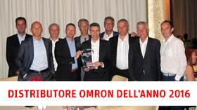 Sacchi Elettroforniture distributore Omron dell'anno 2016