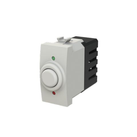 Immagine per Electronic dimmer with rotary control and with two-way switch for resistive loads 100-500W, 230V~ - 50/60Hz White - Chiara da Sacchi elettroforniture