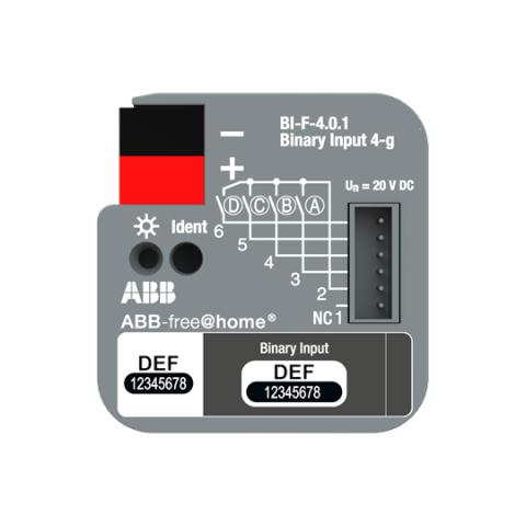 Immagine per BI-F-4.0.1 Binary Input, 4-fold, FM da Sacchi elettroforniture