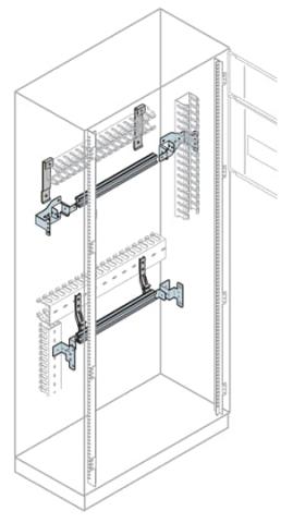 Immagine per DINRAIL W=600MM(24 MOD)KIT+FRONT SUPPORT da Sacchi elettroforniture