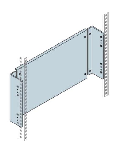 Immagine per DIN PANELS REAR MOUNT.PLATE 400X800MM da Sacchi elettroforniture