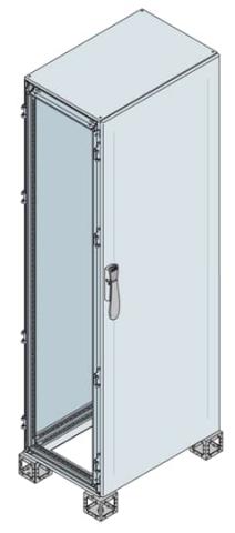 Immagine per BLIND DOOR ENCLOSURE 2000X800X600MM 7035 da Sacchi elettroforniture