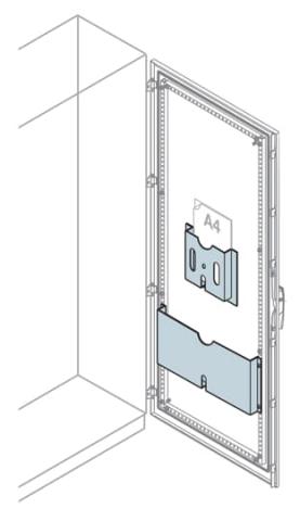 Immagine per METAL DOC. POCKET FOR DOOR W=600 7035 da Sacchi elettroforniture