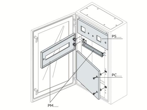 Immagine per Modular blind panel 185x600mm (HxW) da Sacchi elettroforniture