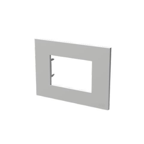 Immagine per Frame - 1-gang / 3-modules - ABB logo - Silver da Sacchi elettroforniture