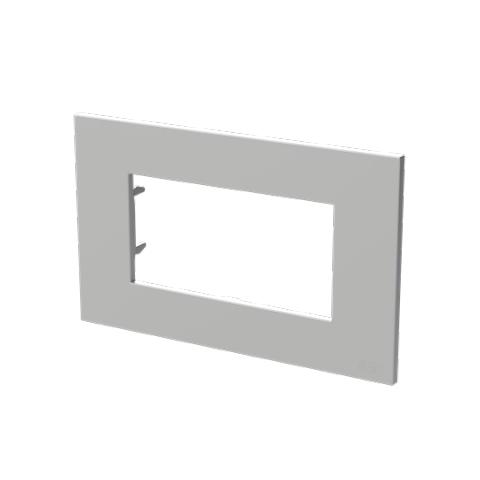 Immagine per Frame - 1-gang / 4-modules - ABB logo - Silver da Sacchi elettroforniture