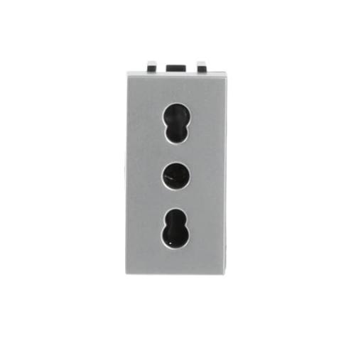 Immagine per Socket outlet IT P17/11 16/10A - 1M - Silver da Sacchi elettroforniture