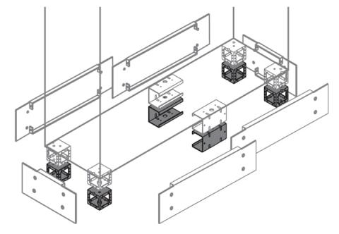 Immagine per N.4 ANGLE PIECES H=100MM da Sacchi elettroforniture