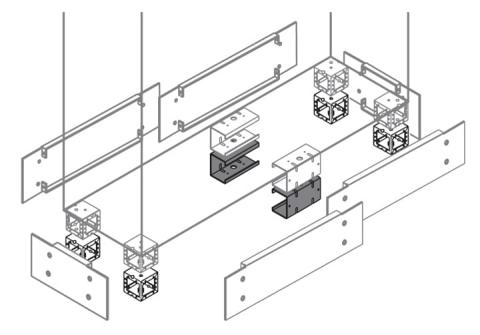 Immagine per N.2 INTERMEDIATE ANGLE H=100MM da Sacchi elettroforniture