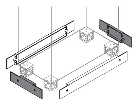 Immagine per N.2 PLINTH FLANGES 100X500MM HXW da Sacchi elettroforniture