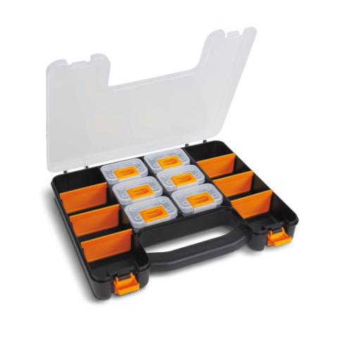 Immagine per Valigia organizer con 6 vaschette asportabili e divisori regolabili da Sacchi elettroforniture