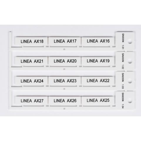 Immagine per TAG 9X35 FOR SAT935 WHITE - 360 TAG da Sacchi elettroforniture