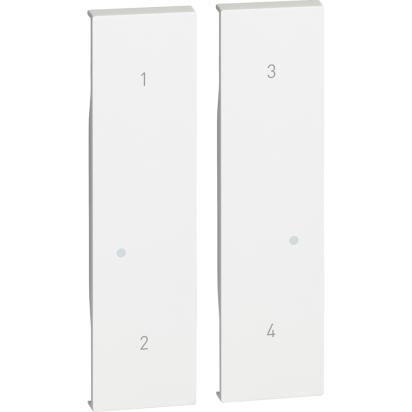 Immagine per L.NOW-Cover 4 scenari wireless bianco da Sacchi elettroforniture