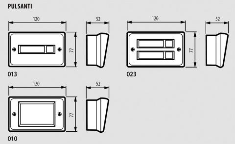 Immagine per PULSANTI - 2 PULSANTI ILLUMINABILI da Sacchi elettroforniture