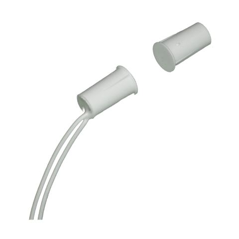 Immagine per CONTATTO MAGNETICO INCASSO A SIGARETTA PLASTICO BIANCO CORTO da Sacchi elettroforniture