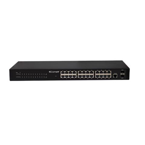 Immagine per SWITCH 24 PORTE 1GB + 2SFP WEB MANAGED da Sacchi elettroforniture