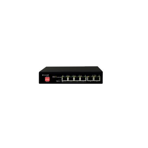 Immagine per SWITCH POE, 4 PORT+2GE UPLINK, EXTERNAL PS da Sacchi elettroforniture