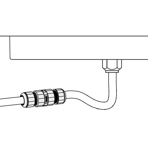 Immagine per CONNETTORE 2P. PER PROIETTORI 339 NERO da Sacchi elettroforniture