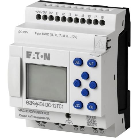 Immagine per EASY-E4-UC-12RCX1 PLC 12-24VDC 24VAC 8I da Sacchi elettroforniture