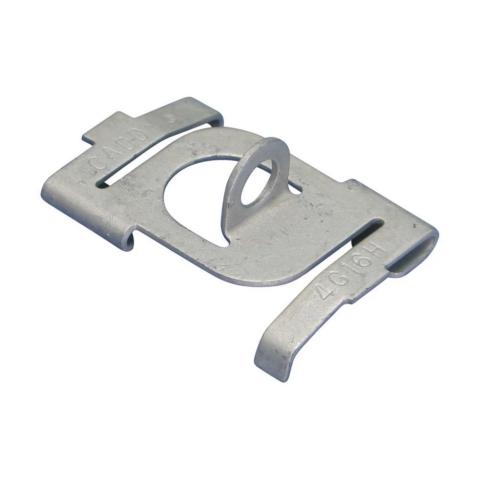 Immagine per Clip a tors. con foro liscio 90° 6,4 mm, putrella 1.5 mm Max, griglia a T 24 mm da Sacchi elettroforniture