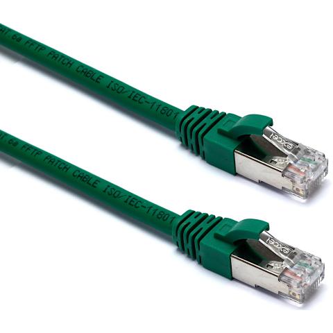 Immagine per PATCH CORD C6A F/FTP AWG26 2,0M VERDE da Sacchi elettroforniture