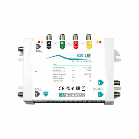 Immagine per SCD2-32IF MSW 4IN 1OUT 32IF PROGR. da Sacchi elettroforniture