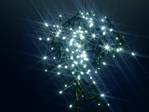 Immagine per 96 LED SUPER STROBO BIANCHI, MT.10 da Sacchi elettroforniture