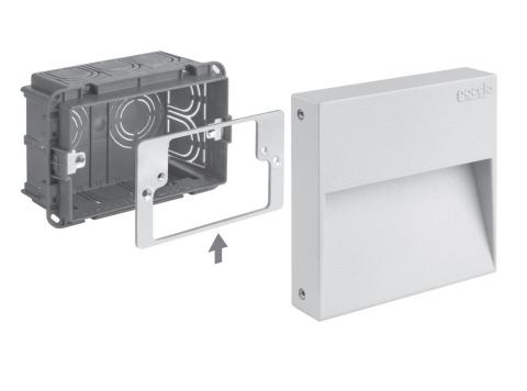 Immagine per STAFFA PER SCATOLA 3 MODULI da Sacchi elettroforniture