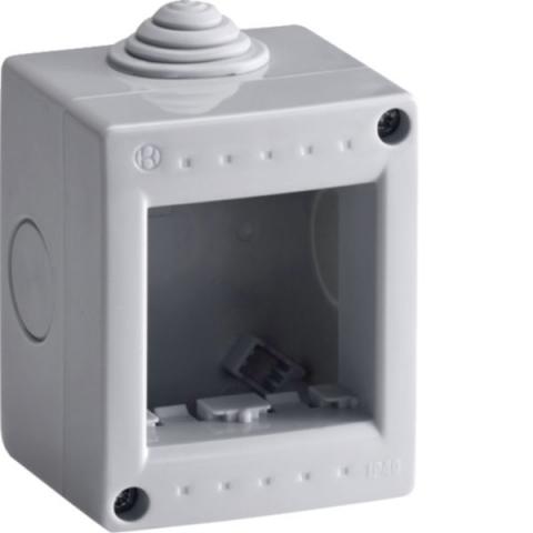 Immagine per BOX IP40 02 OR GRI   2 MOD ORIZ da Sacchi elettroforniture