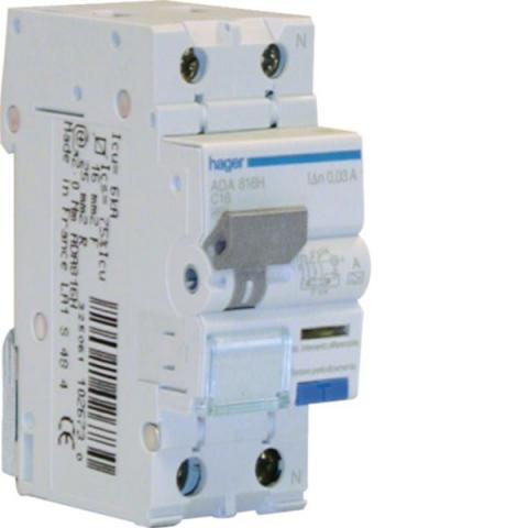 Immagine per DIFF MAGN ACC 1PN 30MA A 16A 4.5KA C 2M da Sacchi elettroforniture