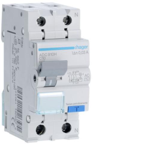 Immagine per DIFF MAGN 1PN 30MA AC 10A 6KA C 2M da Sacchi elettroforniture