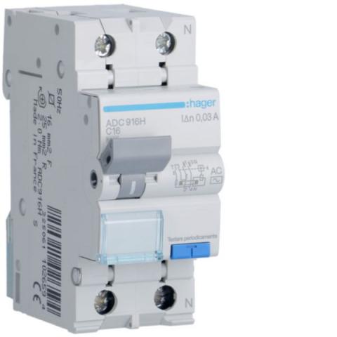 Immagine per DIFF MAGN 1PN 30MA AC 16A 6KA C 2M da Sacchi elettroforniture