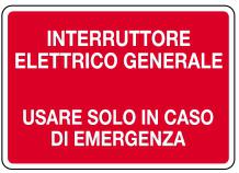 Immagine per CART.200X150MM INT.EL.GEN.SOLO EMER da Sacchi elettroforniture