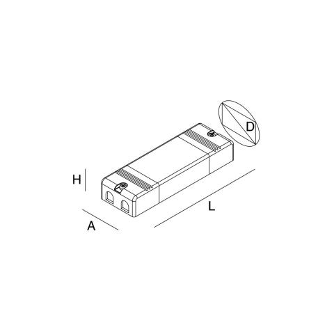 Immagine per ALIM. LED MAX 10W 350MA da Sacchi elettroforniture