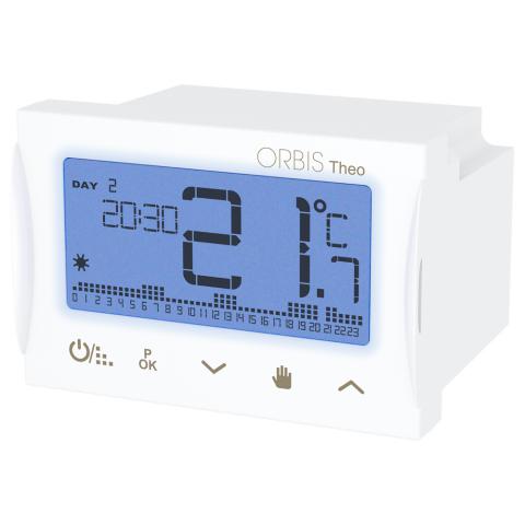 Immagine per THEO Cronotermostato digitale da incasso, programmazione settimanale, alim. 2 batterie 1,5V da Sacchi elettroforniture