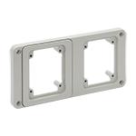 Immagine per PRIMA FLANGIA 2 PRESE  FISSE IP55 da Sacchi elettroforniture