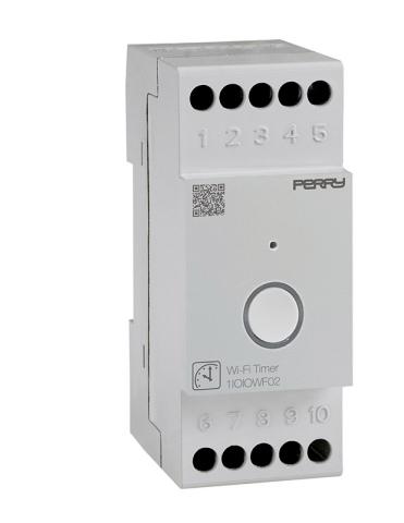 Immagine per INT ORARIO WIFI 2 MODULI DIN da Sacchi elettroforniture