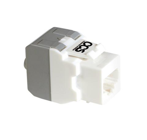 Connettore ethernet Cat5e feed-through da pannello, connettore passante  RJ45, compatibile D size