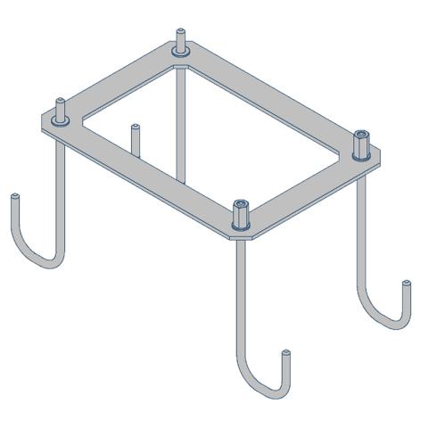 Immagine per PIASTRA DI FISSAGGIO COLONNINA da Sacchi elettroforniture