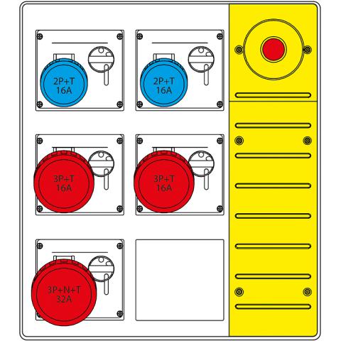 Immagine per MBOX3 MORSETT.+EMERGENZA  PR. S/FUSIBILI da Sacchi elettroforniture