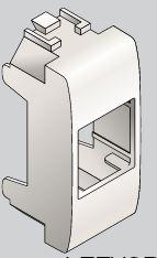 Immagine per ADATT.RJ45 BTICINO LIGHT da Sacchi elettroforniture