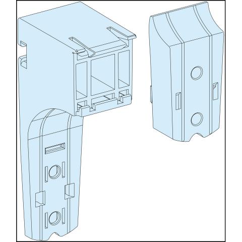 Immagine per 10 SUPPORTI REGOLABILI PER CANALINE H da Sacchi elettroforniture