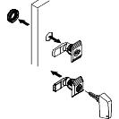 Immagine per CHIAVE/MANIGLIA 220 CRN da Sacchi elettroforniture