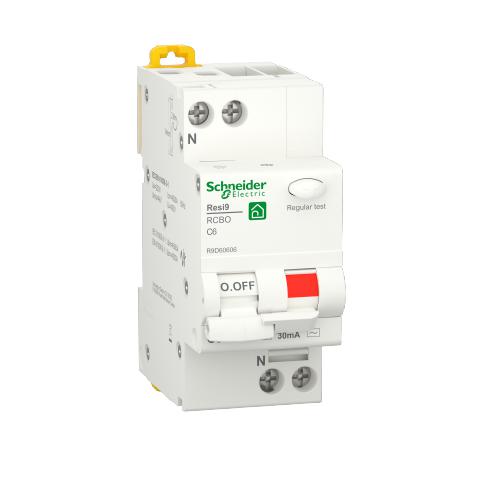 Immagine per INT.MTD RESI9 RCBO 1P+N C 6A 30MA AC 2M da Sacchi elettroforniture