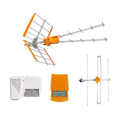 Immagine per KIT: ANTENNA ZENIT UHF+ANT.B3+AMP.+PSU da Sacchi elettroforniture