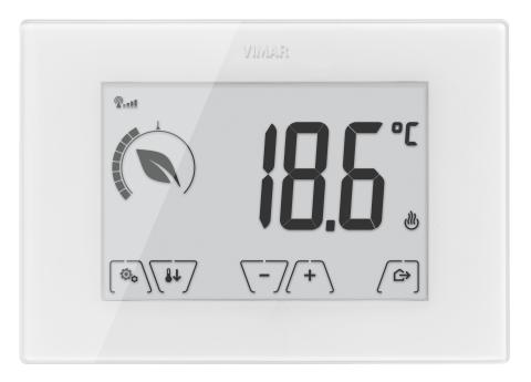 Immagine per TERMOSTATO TOUCH GSM PARETE 230V BIANCO da Sacchi elettroforniture