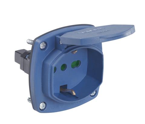 Immagine per PRESA RICAMBIO 2P+T16A UNIVERS.AVVOL.BLU da Sacchi elettroforniture