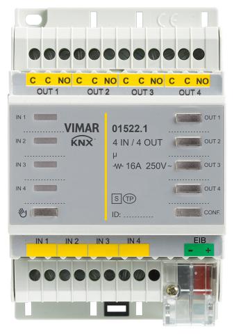 Immagine per DISPOSITIVO 4 IN 4 OUT MULTIFUNZIONE KNX da Sacchi elettroforniture